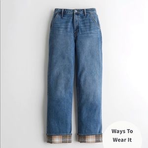 NWT Hollister Ladies Ultra High-Rise Dad Jeans, size 15R,